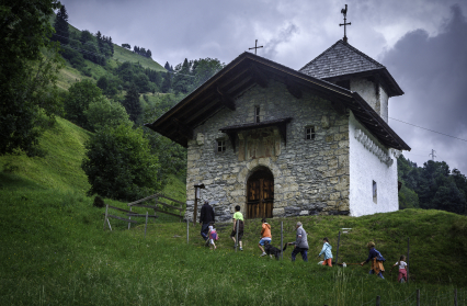 Chapelle de Belleville dans la vallée d'Hauteluce