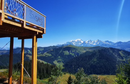 le balcon sur le Mont Blanc