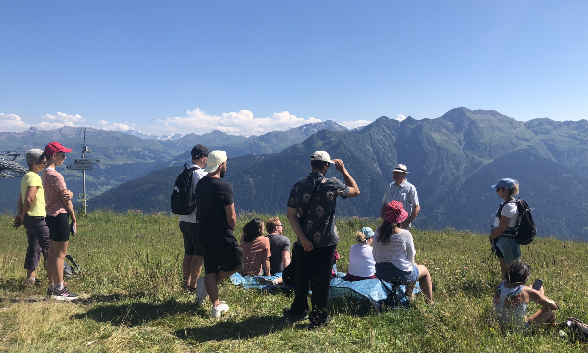 Goûter panoramique depuis le Mont Bisanne